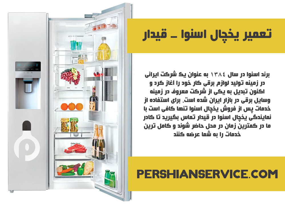 تعمیرات یخچال اسنوا snowa - قیدار